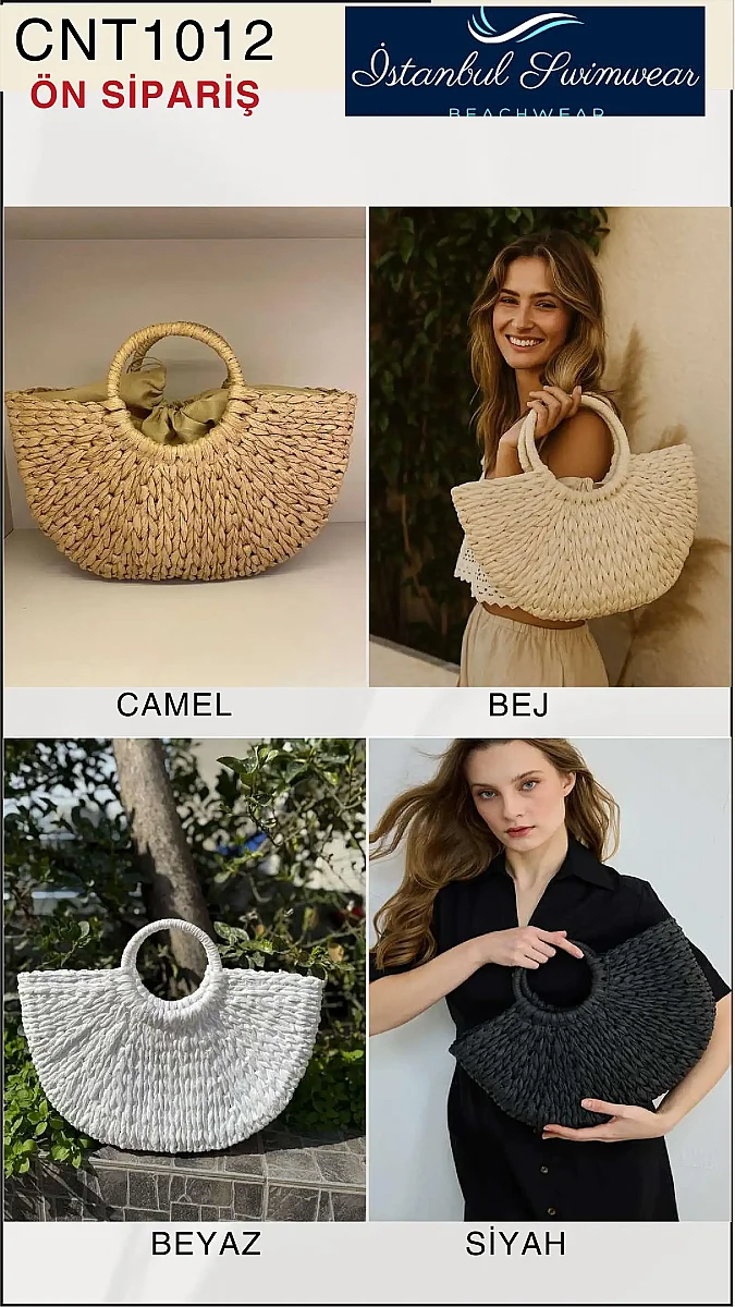 Toptan Hasır Çanta - 1