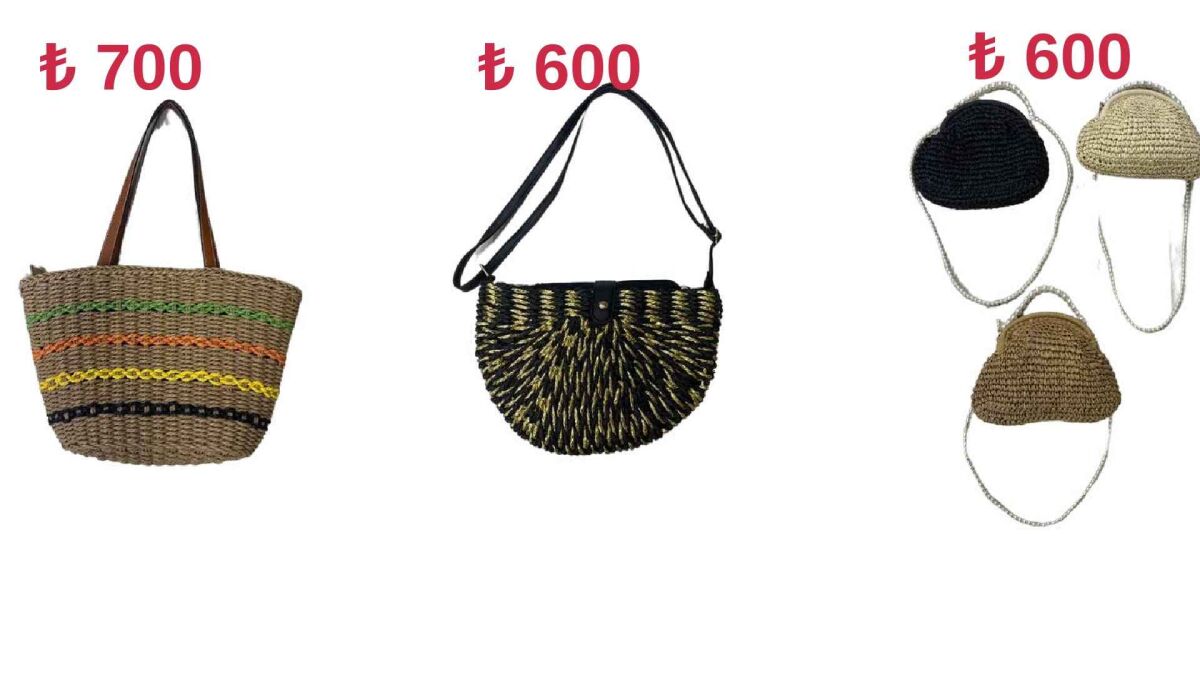 Toptan Hasır Çanta - 1