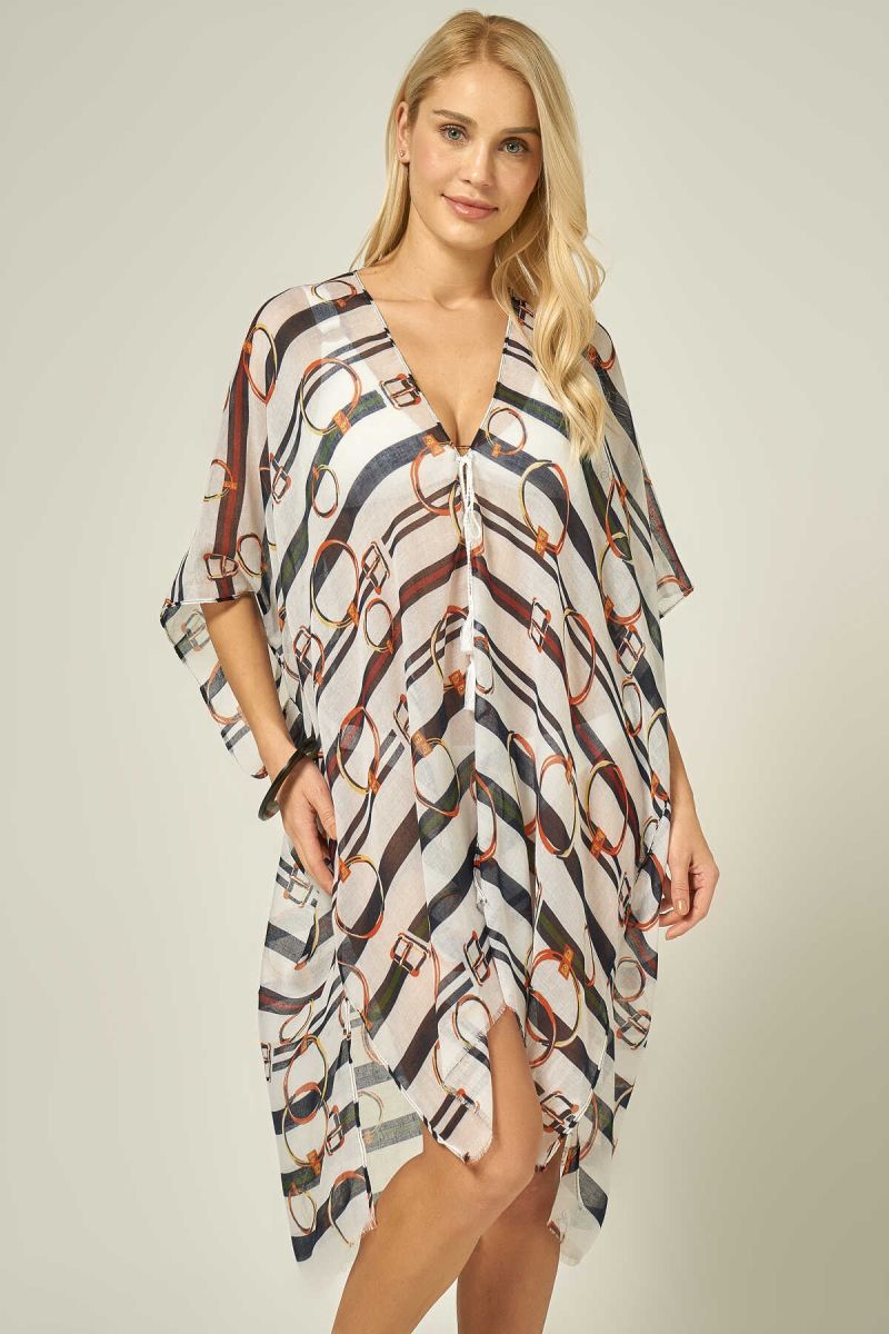 Toptan Yeni Sezon Pareo Plaj Elbisesi T7815 - 1