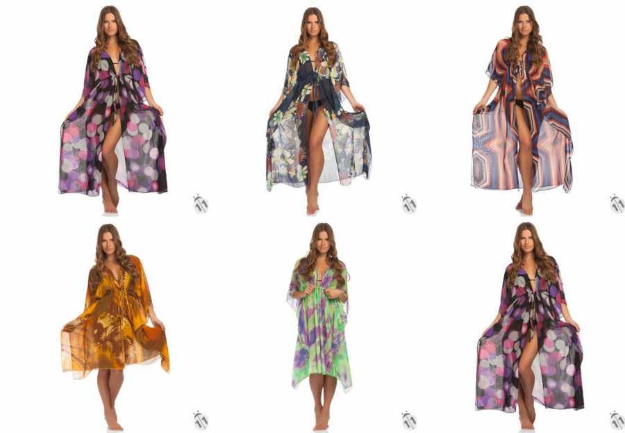 Toptan Yeni Sezon Pareo Plaj Elbisesi T1402 - 1