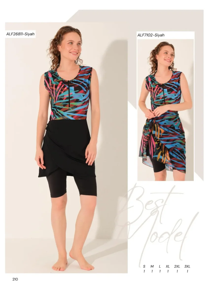 Toptan Premium Yarı Tesettür Mayo Hızlı Gönderim - 1