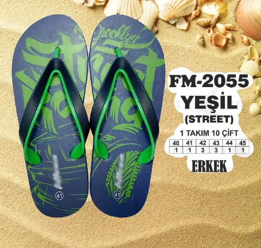 Plaj Tipi Toptan Unisex Plaj Terliği - 2026 Sezonu (T8159) - İstanbul Plaj Terliği