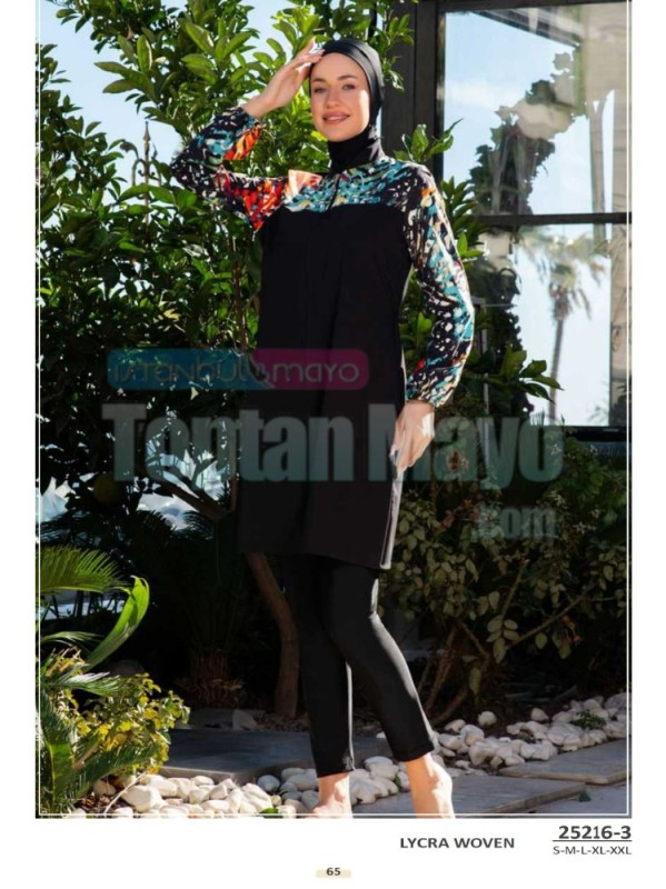 Toptan Tesettür Mayo Takımı - 26206-2 - İstanbul Mayo