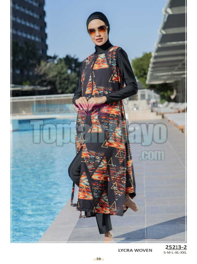 Toptan Tesettür Mayo Takımı - 26210-1 - 1