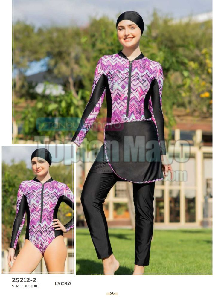 Toptan Tesettür Mayo Takımı - 26211-1 - 1