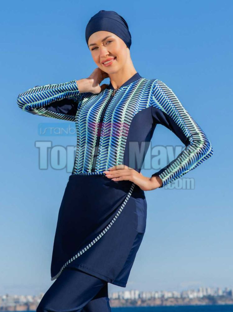 Toptan Tesettür Mayo Takımı - 26211-2 - 1