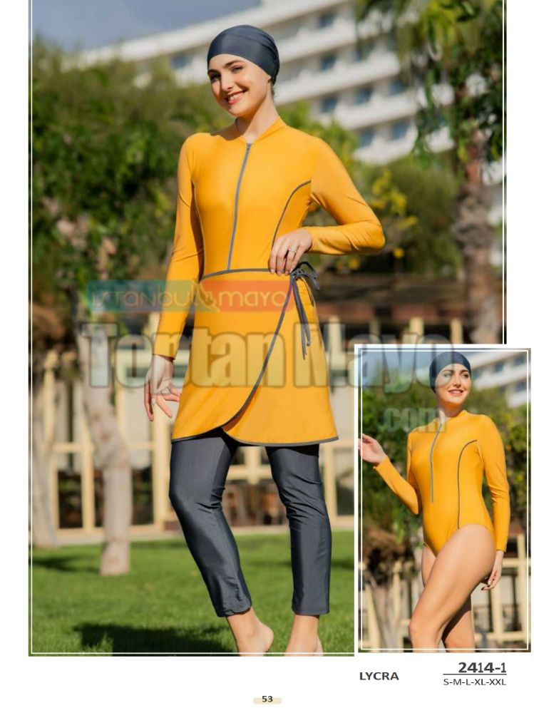 Toptan Tesettür Mayo Takımı - 26212-1 - 1