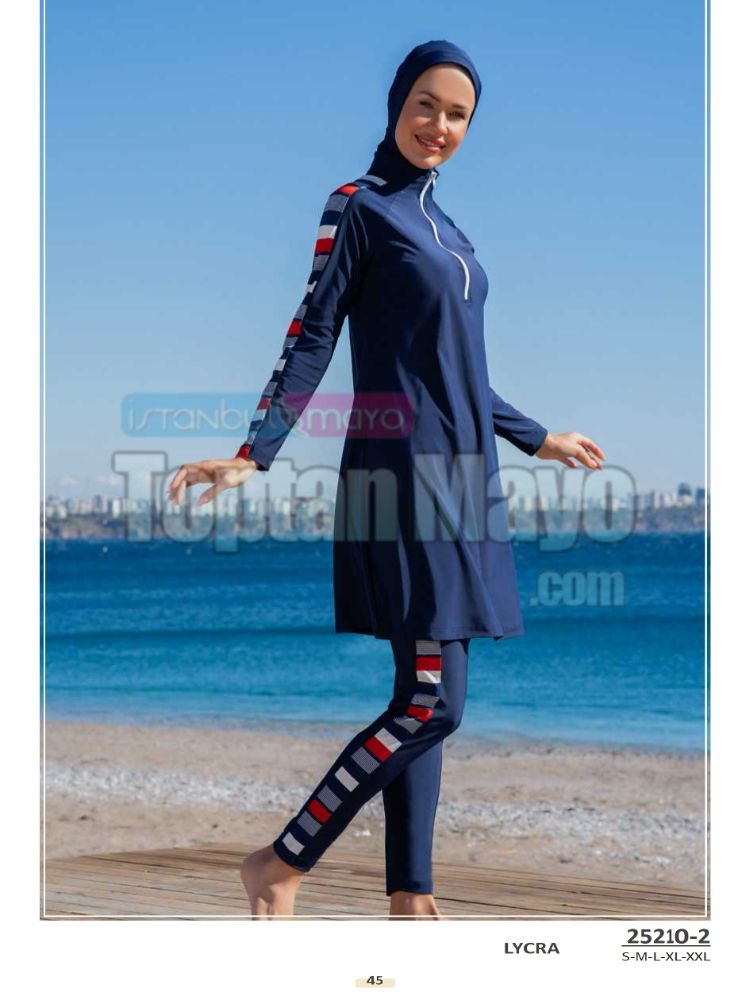 Toptan Tesettür Mayo Takımı - 26214-1 - 1