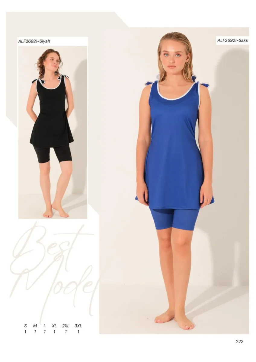 Toptan Yeni Sezon Yarı Kapalı Mayo Serili Satış - 1