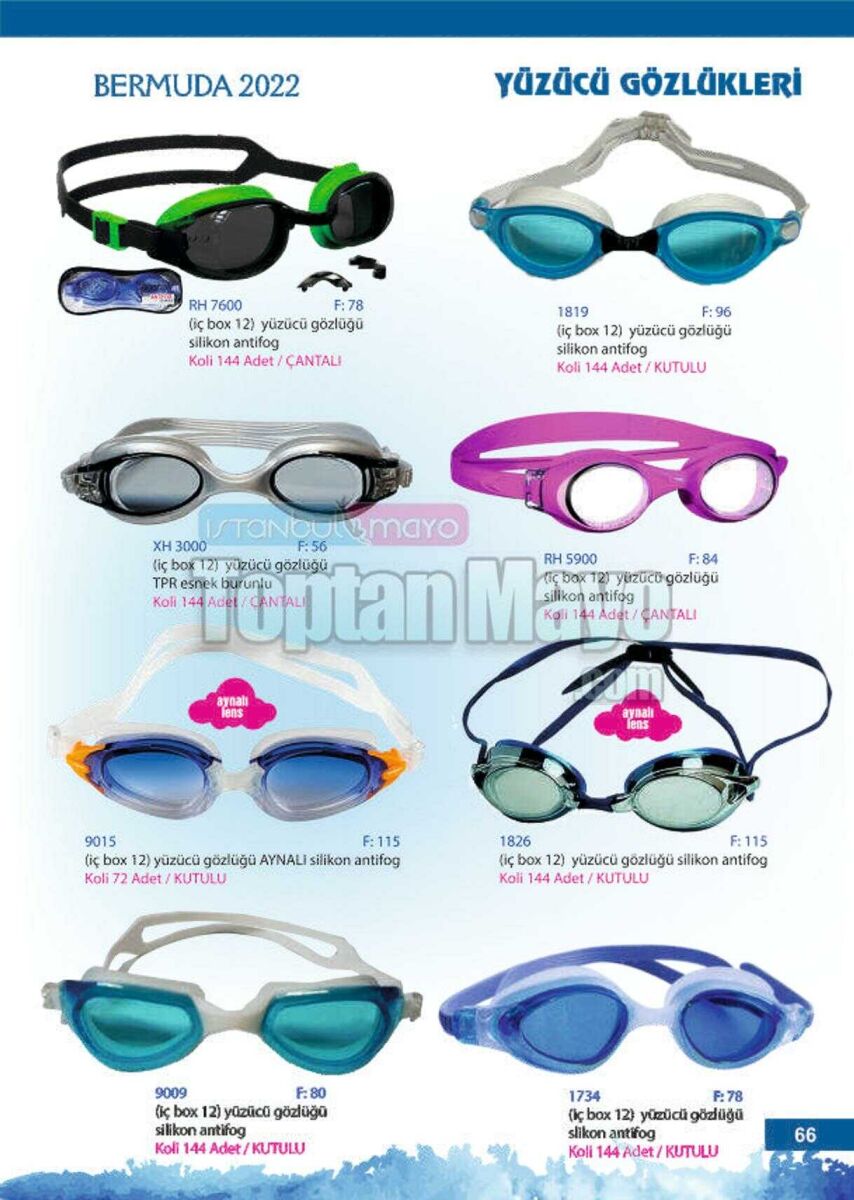 Toptan Yüzücü Gözlüğü 3 - 1