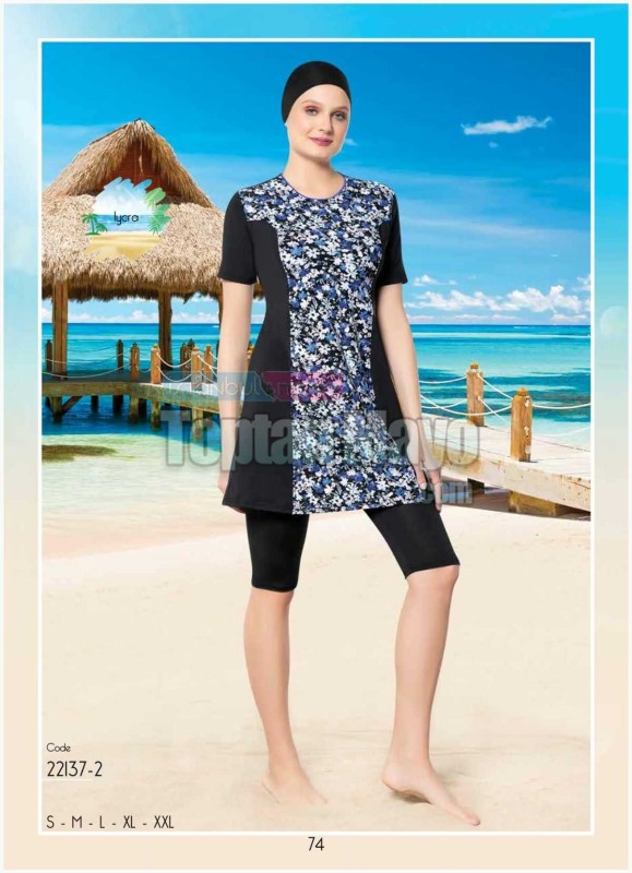 Semi Covered Swimsuit - İstanbul Yarı Kapalı Mayo