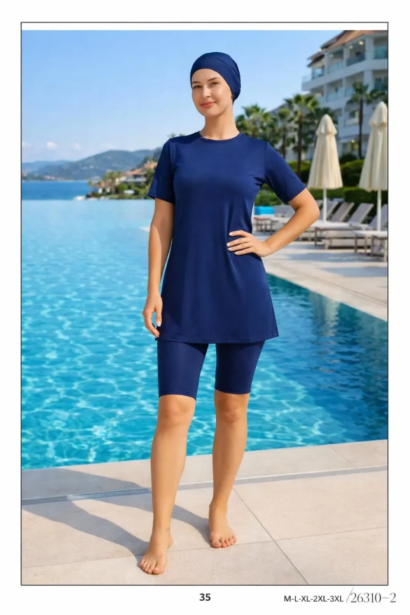 Semi Covered Swimsuit - 1