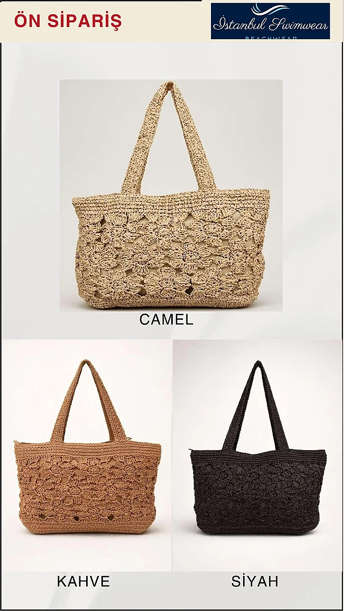 Toptan Hasır Çanta - 1