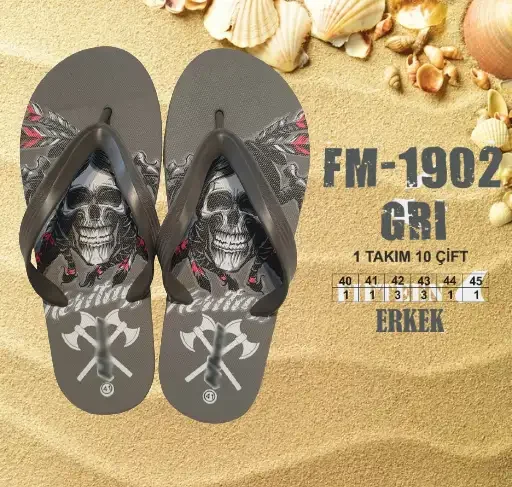 Plaj Tipi Toptan Unisex Plaj Terliği - 2026 Sezonu (T8108) - 1