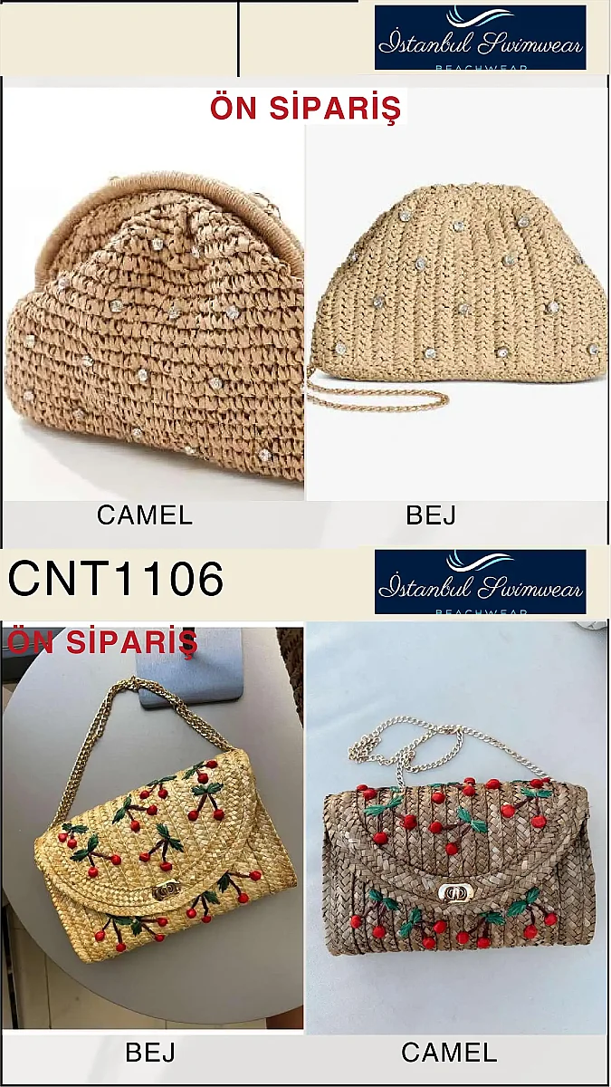 Toptan Hasır Çanta - 1