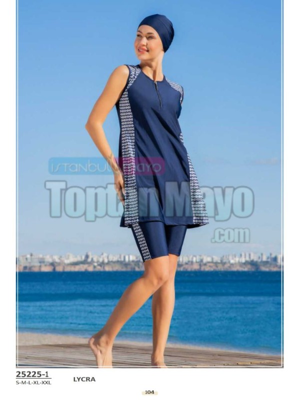 Yarı Tesettür Mayo | Semi Covered Swimsuit - İstanbul Mayo