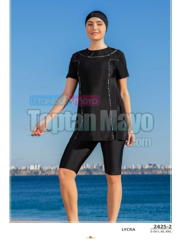 Yarı Tesettür Mayo / Semi Covered Swimsuit - İstanbul Mayo