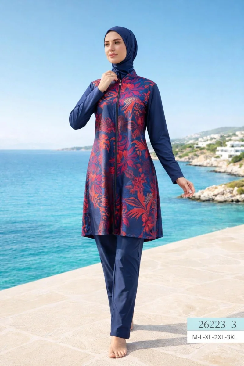 Yaz Koleksiyonu Toptan Tesettür Mayo - 1