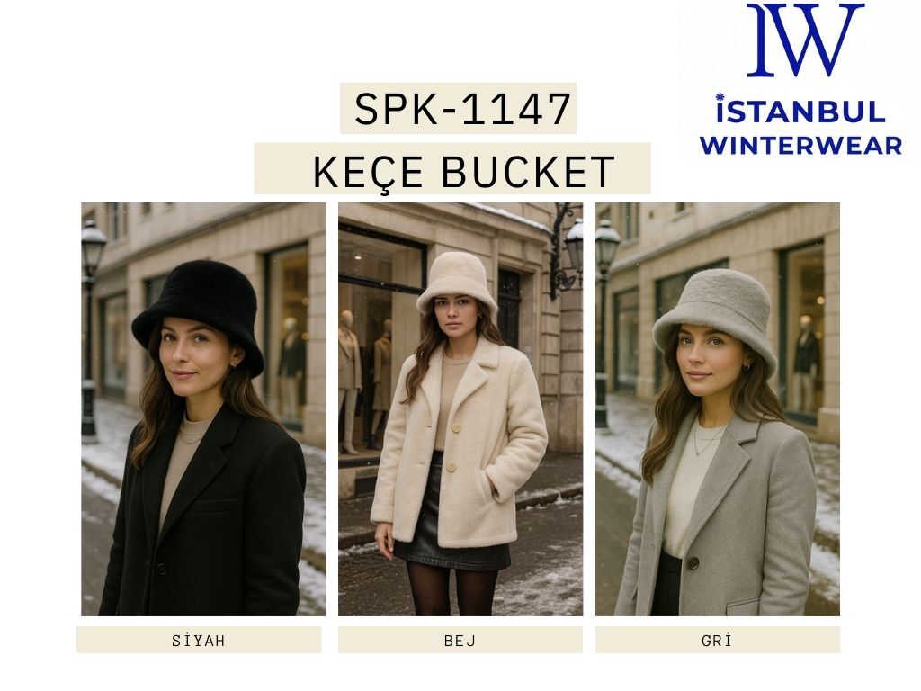 Toptan Kadın Kışlık Şapka - 1