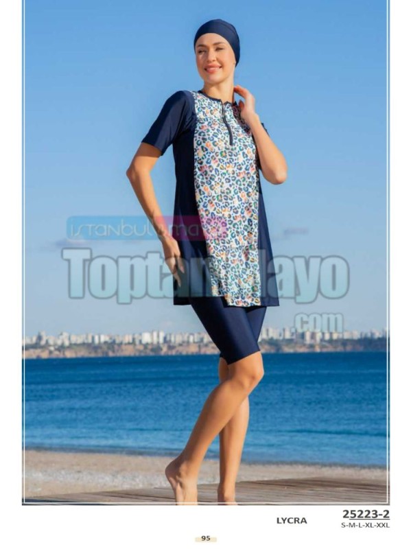 Yarı Tesettür Mayo / Semi Covered Swimsuit - İstanbul Mayo