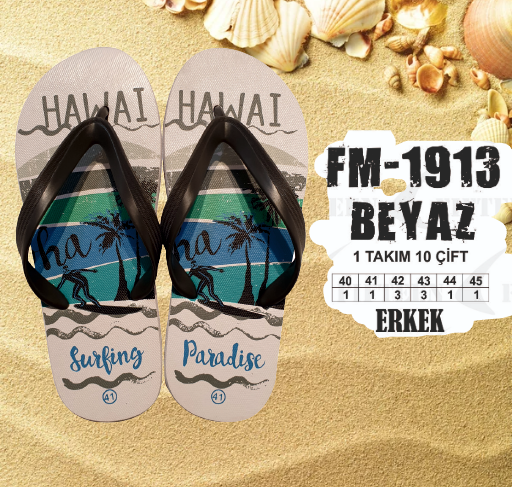 Flip Flop Slipper - İstanbul Plaj Terliği