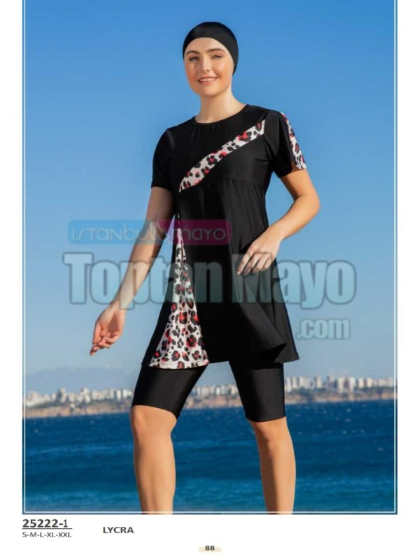 Yarı Tesettür Mayo / Semi Covered Swimsuit - İstanbul Mayo